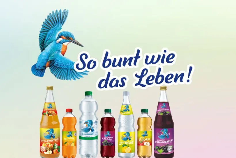 Getränke der Eigenmarke Eisvogel